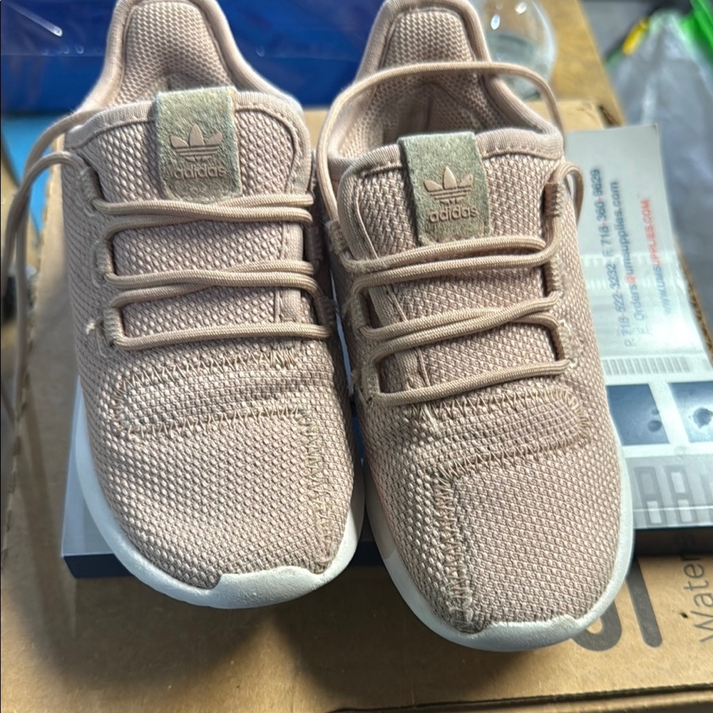 Adidas Pink Sneakers Breathable Knit Mesh Athletic